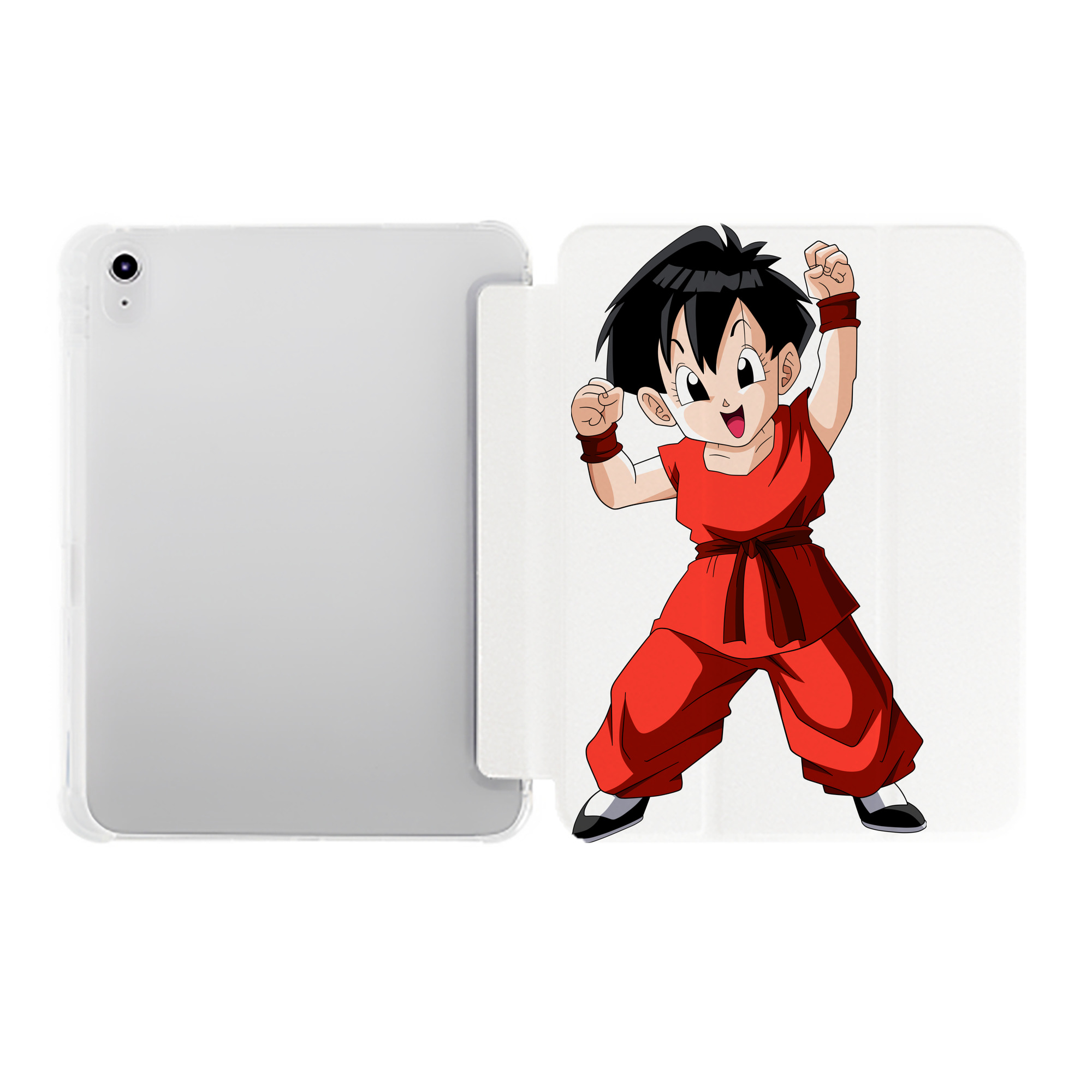 （画像用） ドラゴンボール パン DRAGON BALL Pan IPad ケース ペン収納付き 三つ折りスタンド PUレザー×シリコン 対応機種9.5/10.5/10.9インチ